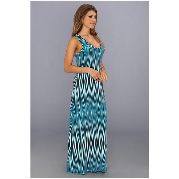 Calvin Klein Rayon Print maxi dress - Picture 5 of 8